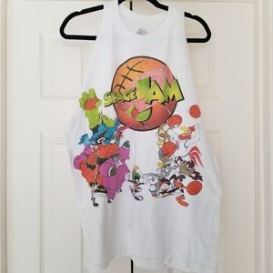 Pacsun sleeveless spacejam shirt